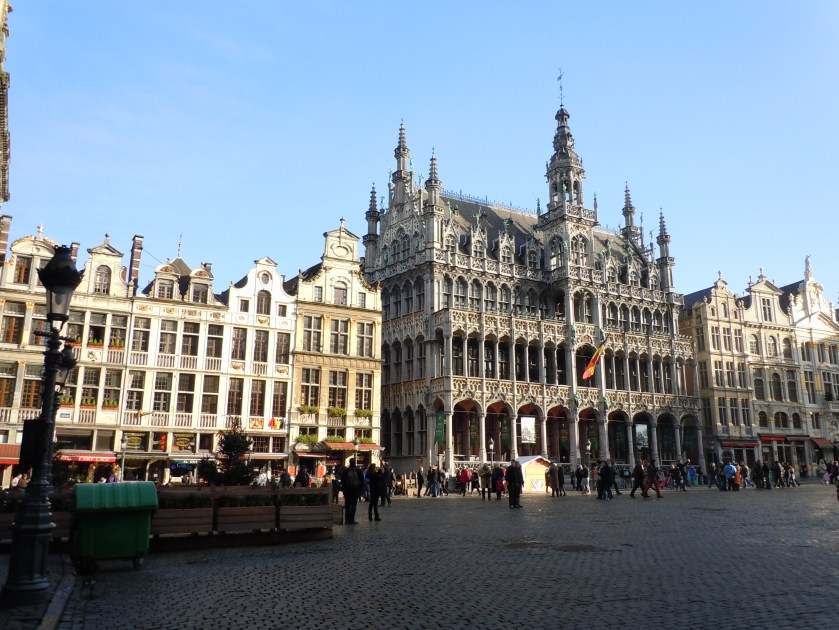 The main center in Brussels, Grand Place, by day