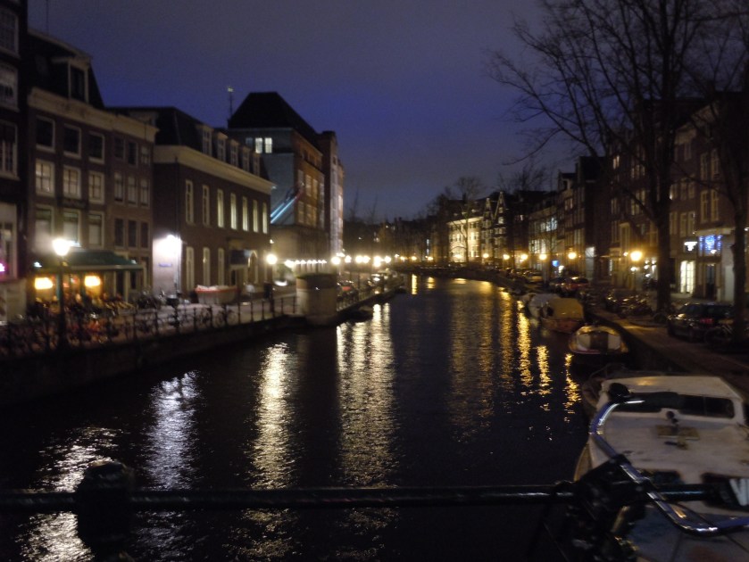 The canals at night